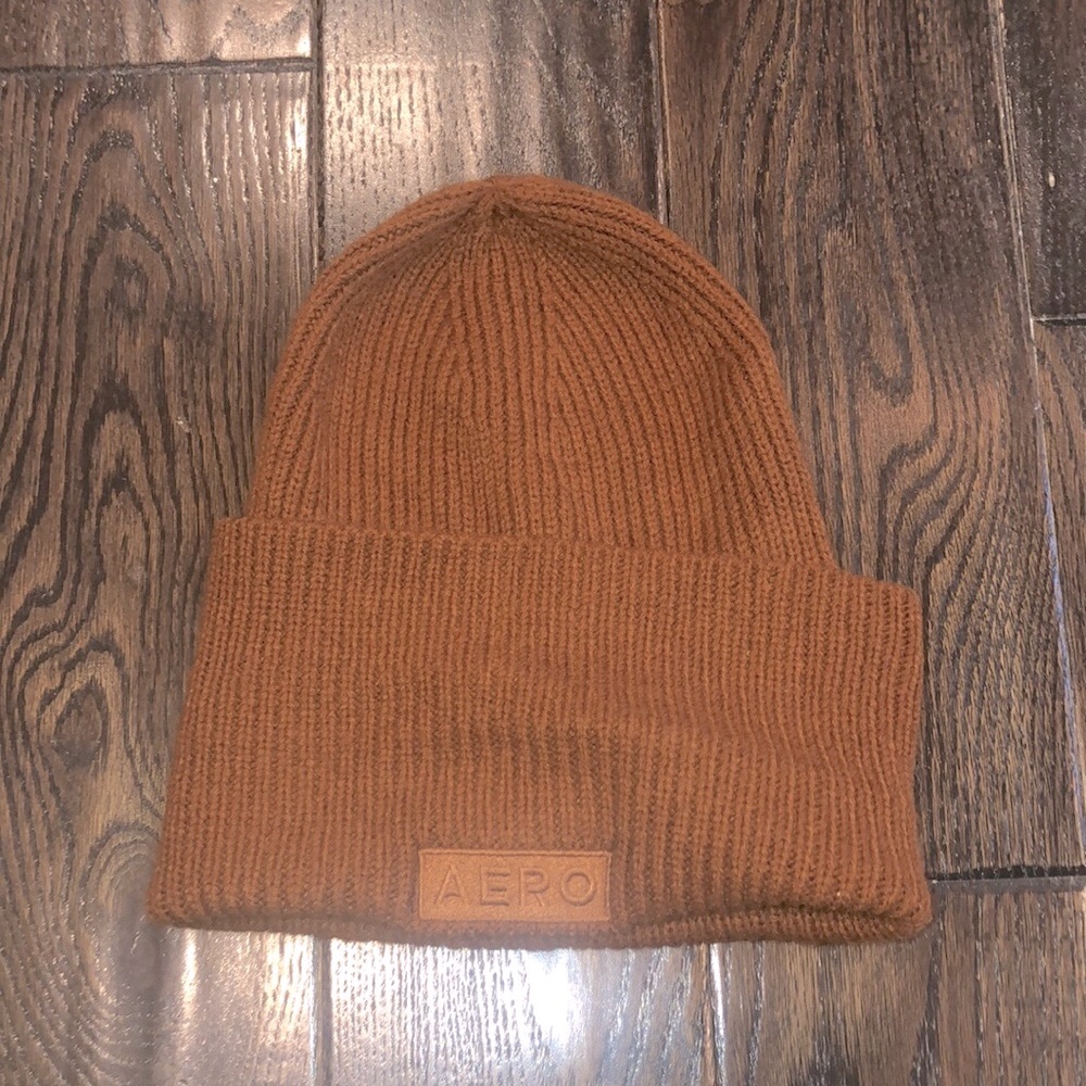 Aero rust color beanie cap